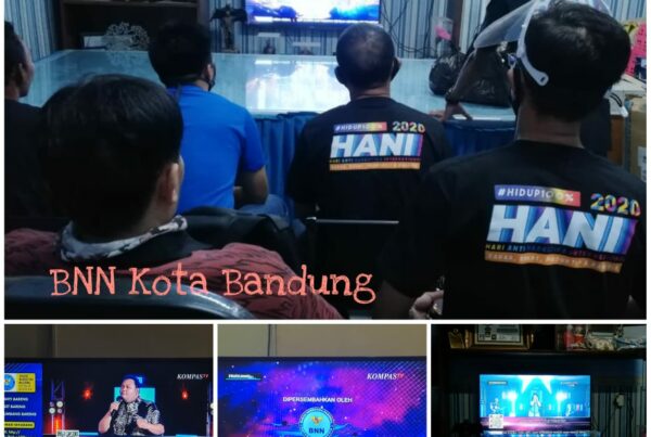 Peringatan HANI 2020 Secara Virtual, BNN Kota Bandung Gelar Nobar Konser Amal Grup Band Slank bersama BNN RI