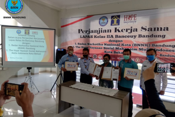 Perkuat Sistem P4GN di Lapas Kelas IIA Banceuy, BNN Kota Bandung Lakukan Pencanangan Lapas Bersinar