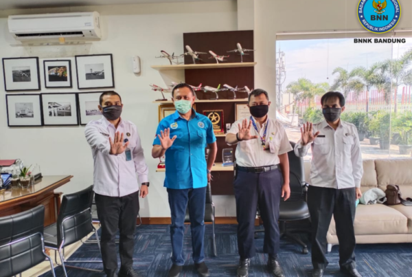 Waspada Penyebaran Narkoba ditengah Pandemi Covid-19, BNN Kota Bandung Gandeng Angkasa Pura