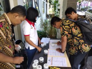 Dua Kecamatan kota bandung di Tes Urin Oleh BNN Kota Bandung