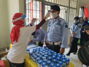 Berantas Narkoba di Rutan Perempuan dan LPKA Kelas II Bandung, BNN Kota Bandung Lakukan Tes Urin