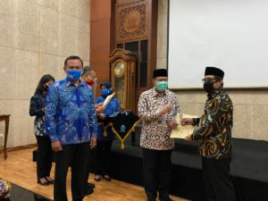 Video Conference dengan Presiden RI, Dalam Rangka Puncak Peringatan HANI 2020
