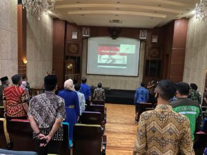 Video Conference dengan Presiden RI, Dalam Rangka Puncak Peringatan HANI 2020
