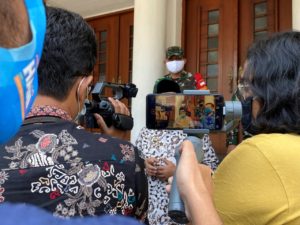 Video Conference dengan Presiden RI, Dalam Rangka Puncak Peringatan HANI 2020