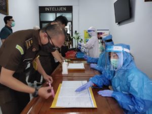 Semangat Berantas Narkoba, BNN Kota Bandung lakukan Tes Urin Kejaksaan Negeri Bandung