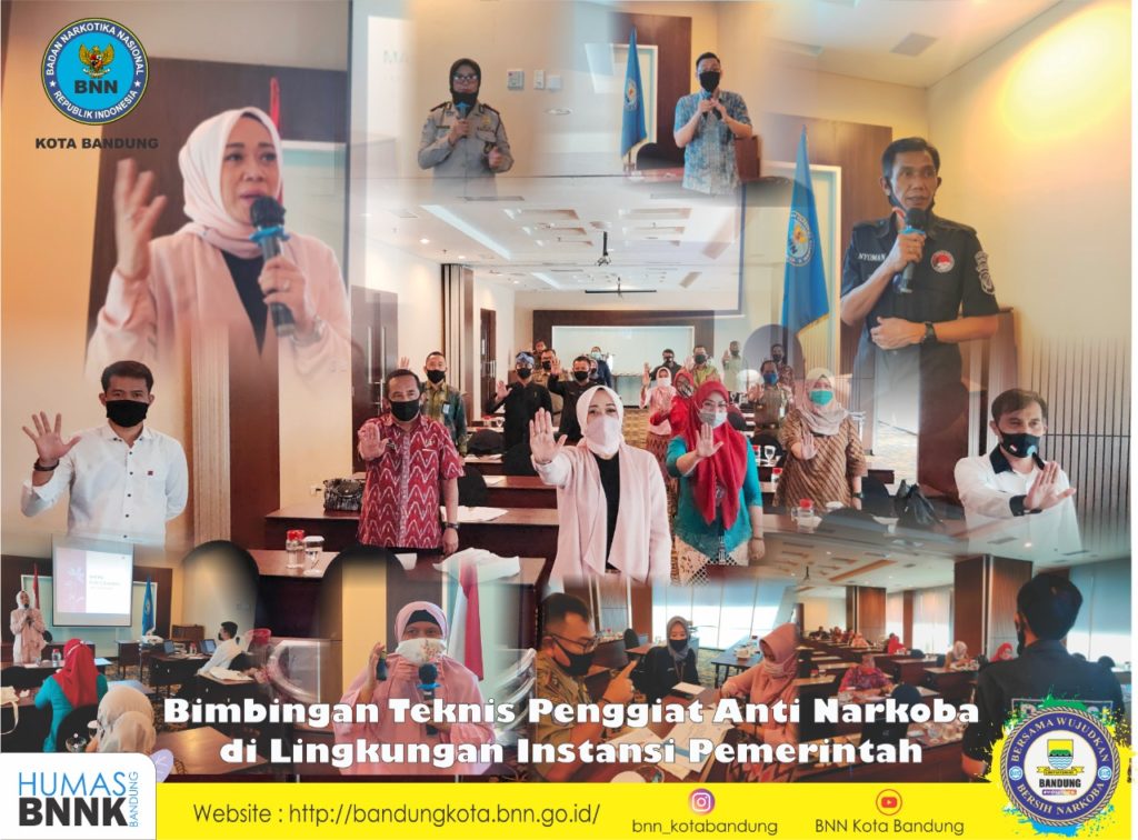 BNN Kota Bandung Gelar Bimtek untuk mencetak Penggiat Anti Narkoba di Instansi Pemerintah