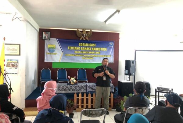 Kepedulian Masyarakat kelurahan Cibaduyut Wetan terhadap bahaya narkoba