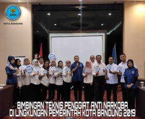 Penggiat Anti Narkoba BNN Kota Bandung dari Instansi Pemerintah (Kelurahan)