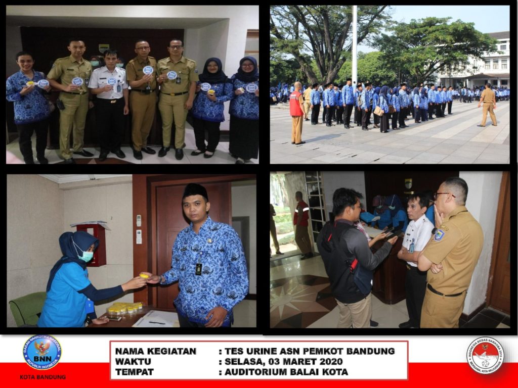 Pemkot Bandung lakukan Tes Urin untuk CPNS demi wujudkan ASN bersih Narkoba Pemkot Bandung lakukan Tes Urin untuk CPNS demi wujudkan ASN bersih Narkoba
