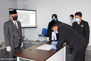 Pelantikan/Pengambilan Sumpah Jabatan Kepala BNN Kota Bandung