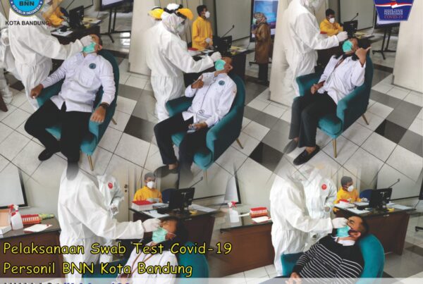 Tes SWAB bagi 31 personil BNN Kota Bandung