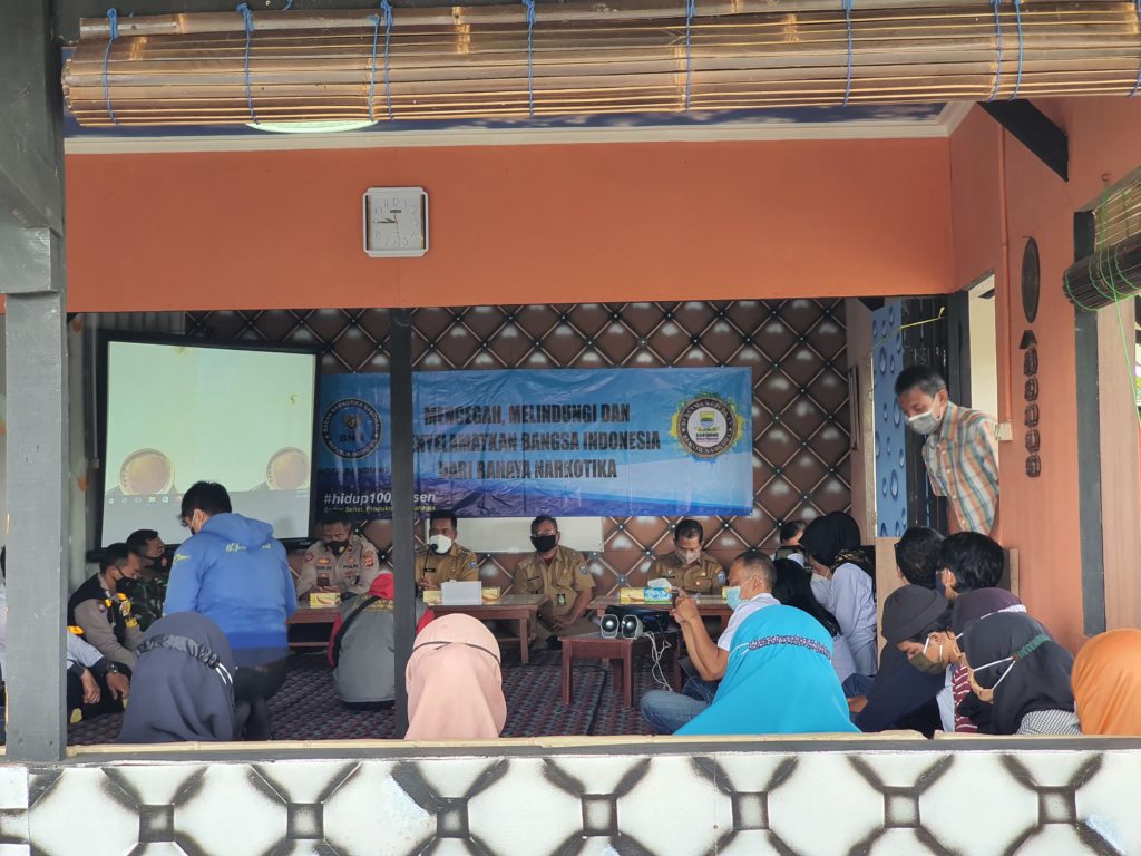 Tim Terpadu P4GN Bentuk RW Bersih Narkoba di Kelurahan Mengger