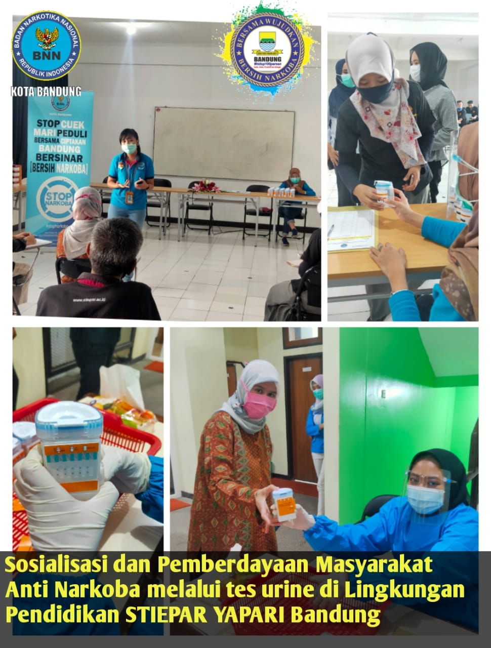 Masuki Kampus STIEPAR Yapari, ini yang dilakukan BNN Kota Bandung
