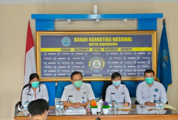 BNN Kota Bandung lakukan Press Release Akhir Tahun 2020