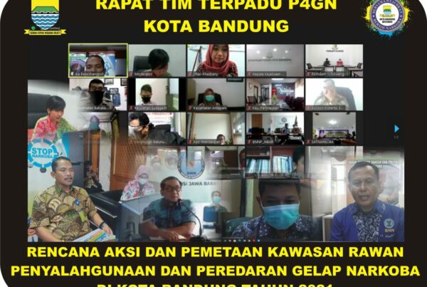 Tim Terpadu P4GNPN Kota Bandung Petakan Kawasan Rawan Narkoba