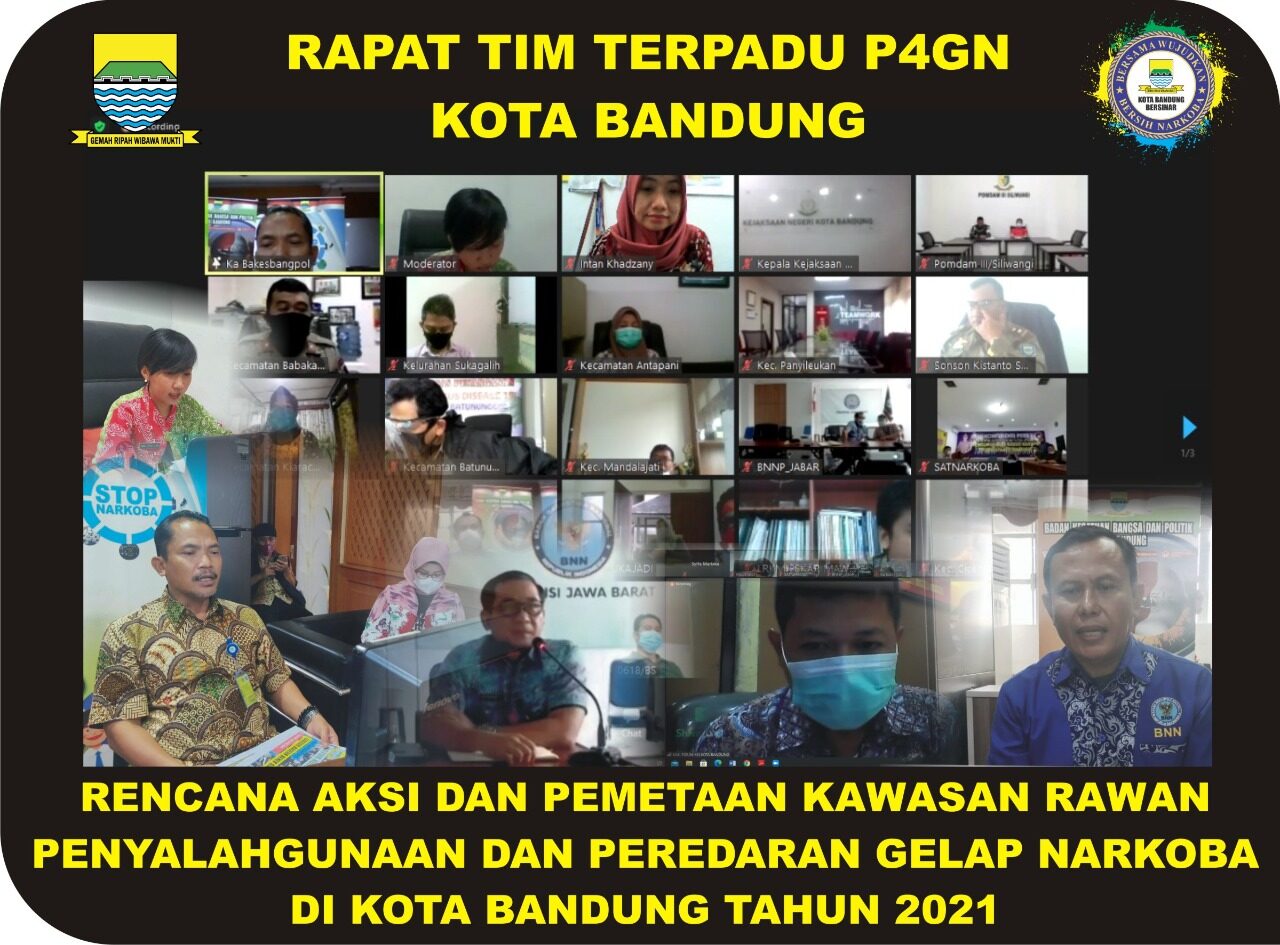 Tim Terpadu P4GNPN Kota Bandung Petakan Kawasan Rawan Narkoba