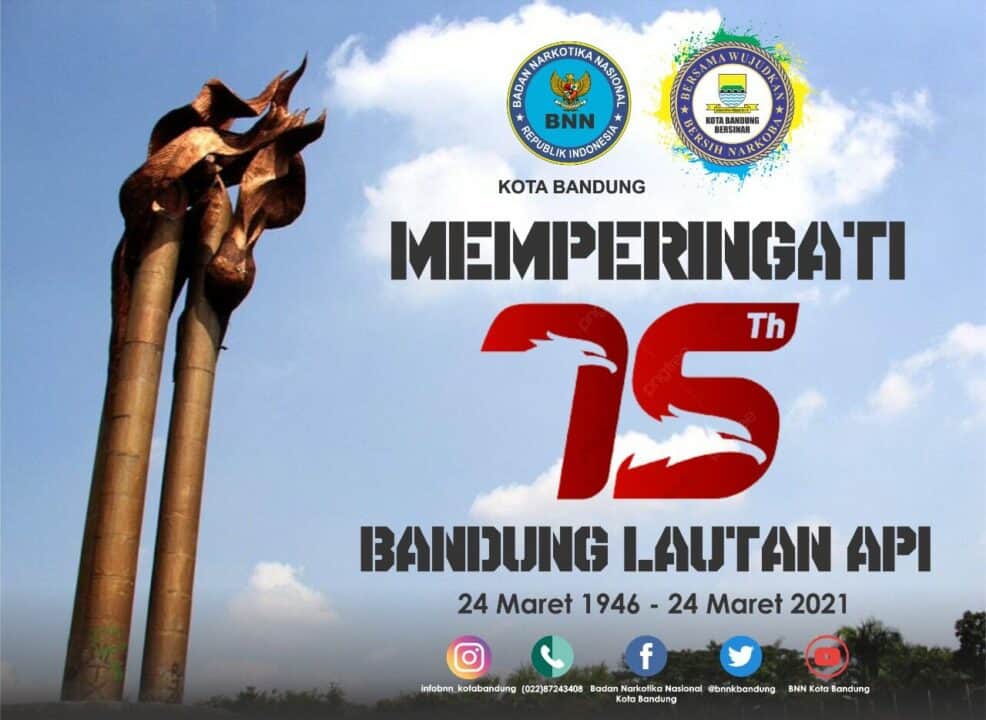 Memperingati peristiwa 75Th Bandung Lautan Api