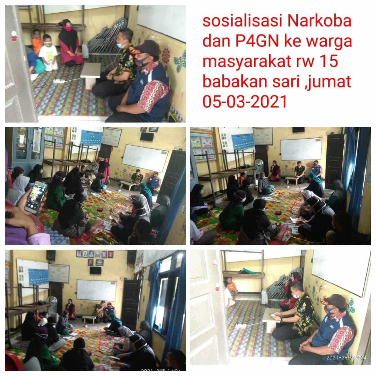 Kegiatan Sosialisasi P4GN oleh Tim IBM di Kelurahan Babakan Sari Bandung