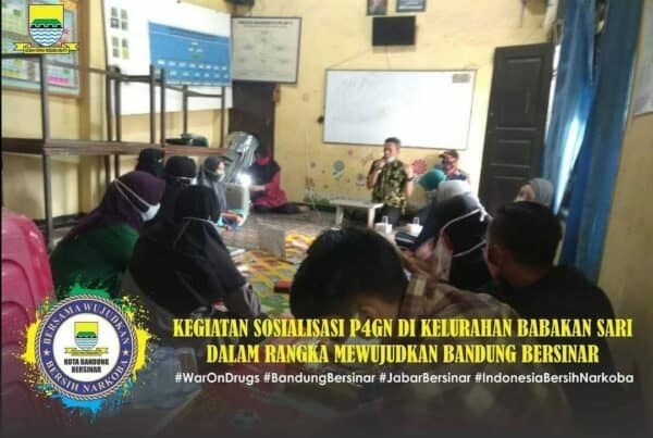 Kegiatan Sosialisasi P4GN oleh tim IBM di Kelurahan Babakan Sari Bandung