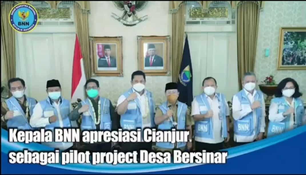 BNN RI DUKUNG CIANJUR SEBAGAI PILOT PROJECT DESA BERSINAR
