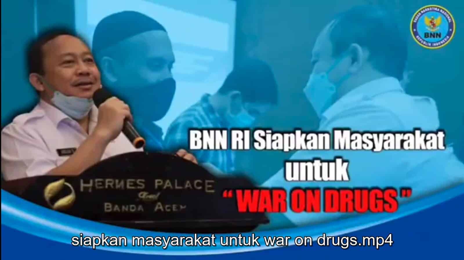 GENERASI MUDA ACEH DUKUNG “WAR ON DRUGS” BNN RI