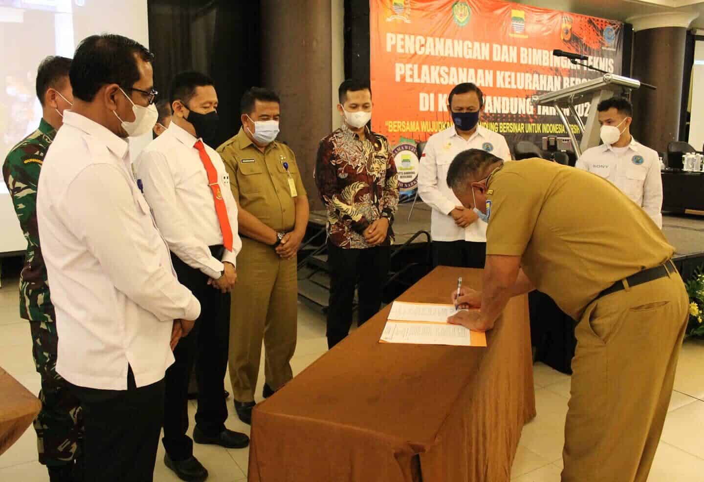 Pencanangan dan Bimbingan Teknis Pelaksanaan Kelurahan Bersih Narkoba (Bersinar)