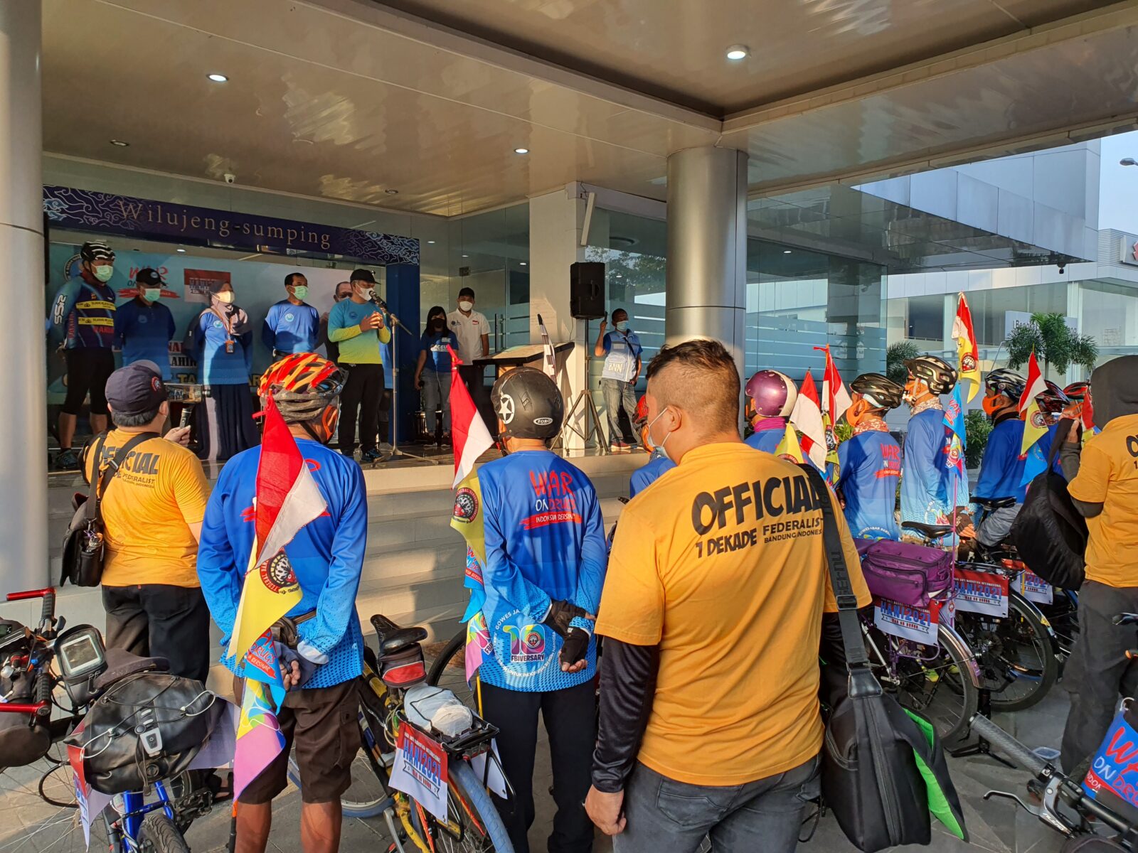 BNN Kota Bandung bersama Federal Bandung Indonesia (FBI) Gelar Gowes 10 Kabupaten/Kota