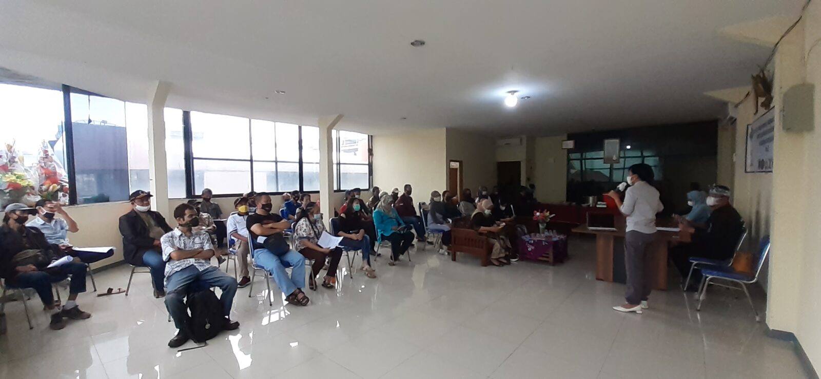 Pengesahan Relawan Anti Narkoba dan IBM di Kelurahan Balonggede