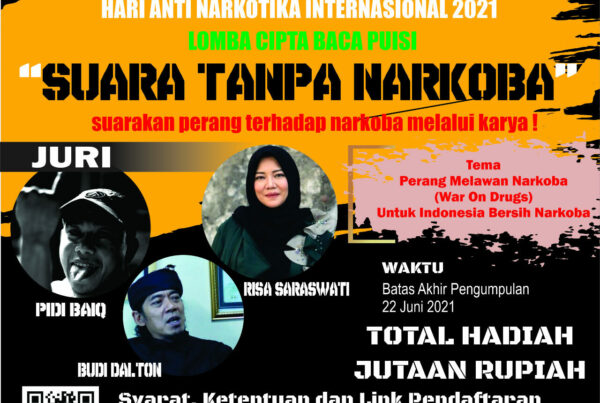 Lomba Cipta Baca Puisi “SUARA TANPA NARKOBA” dalam rangka HANI 2021