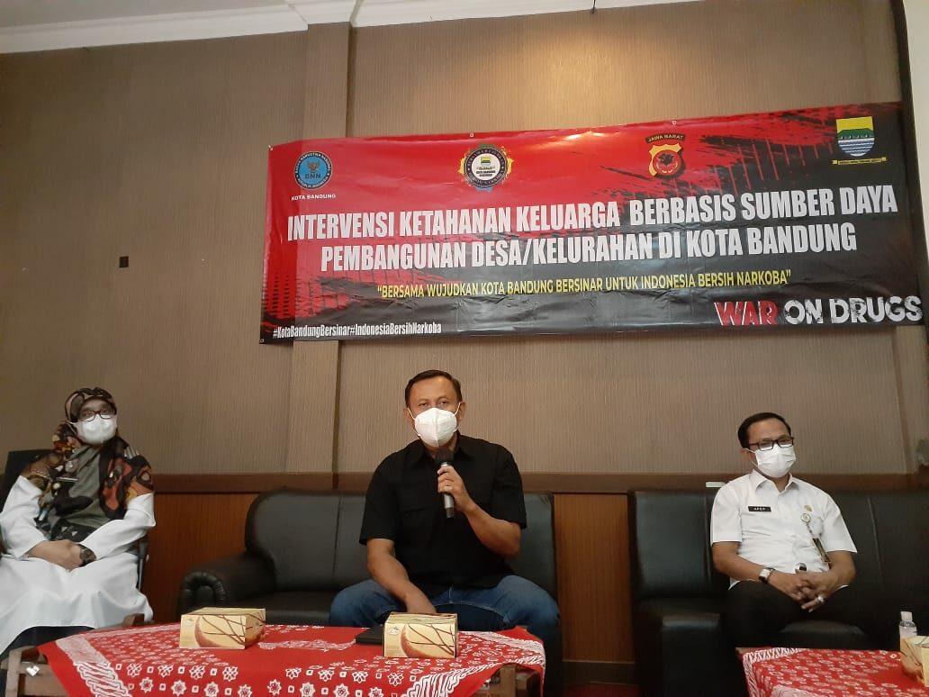 Peringati HANI 2021, Tim Terpadu P4GNPN Kota Bandung Sosialisasi Intervensi Ketahanan Keluarga