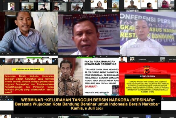 Sinergitas Program, P4GNPN Gelar Webinar Kelurahan Tangguh Bersih Narkoba