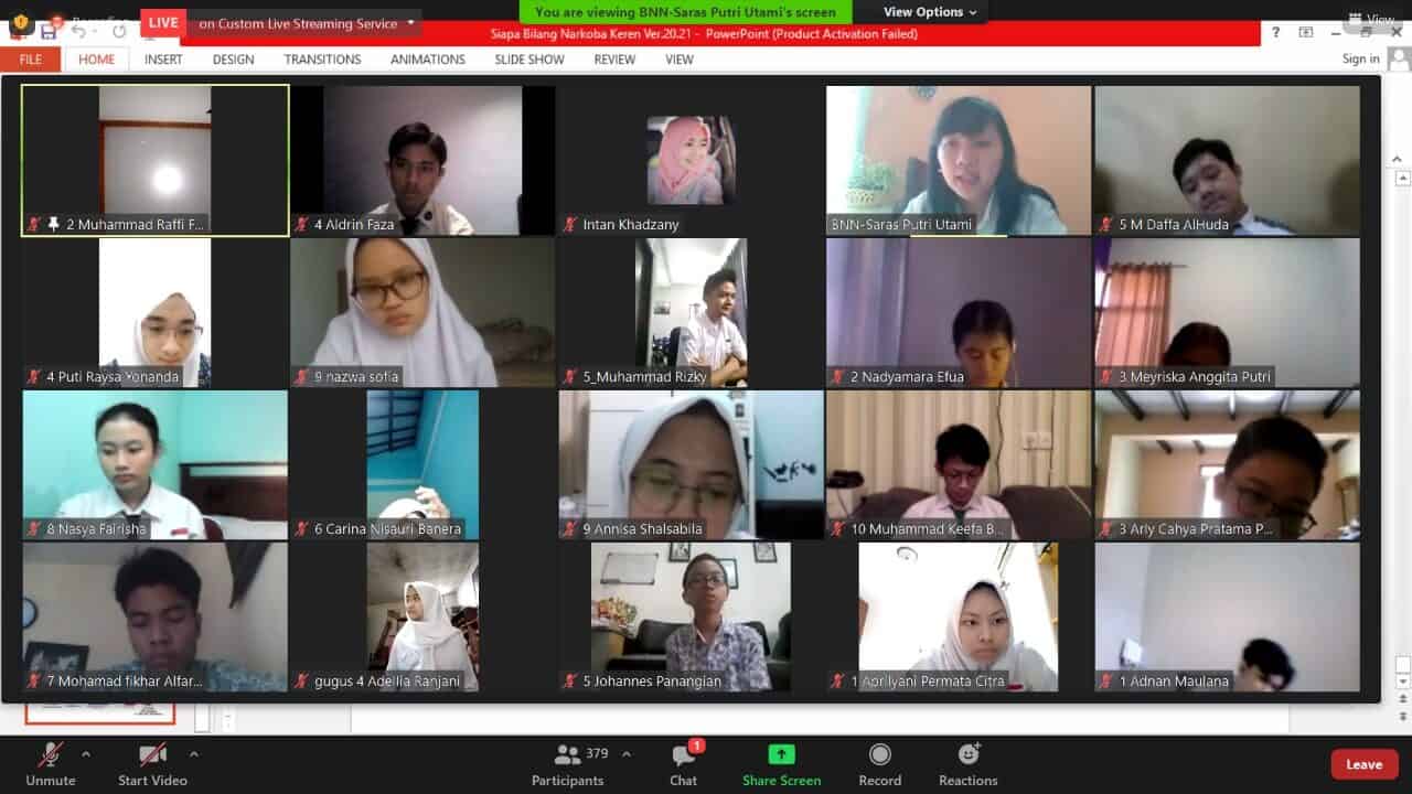 Kenalkan Bahaya Narkoba di Masa Pengenalan Lingkungan Sekolah (MPLS) pada 3 Sekolah di Kota Bandung
