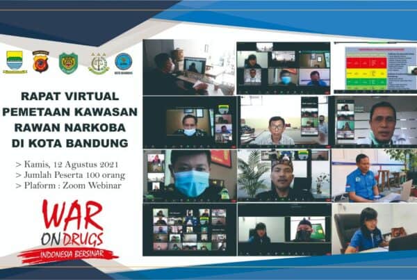 Rapat Pemetaan Kawasan Rawan Penyalahgunaan dan Peredaran Gelap Narkotika di Kota Bandung Tahun 2021