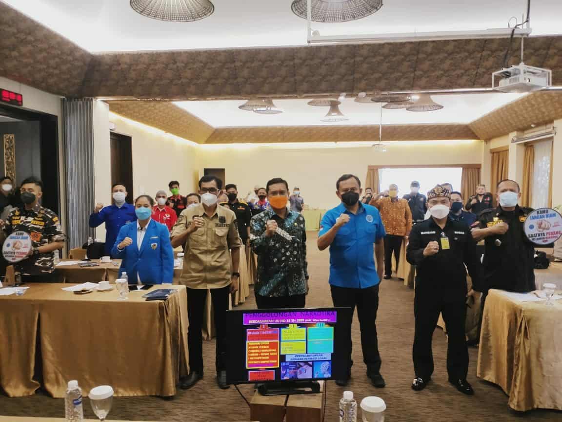 Wujudkan KOTAN, BNN Kota Bandung Gelar Rapat Kerja dengan Pimpinan Ormas