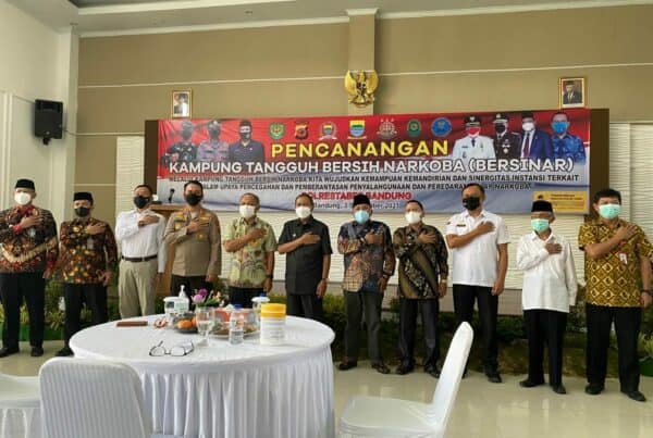 Pencanangan Kampung Tangguh Bersih Narkoba Kelurahan Cikutra Bandung