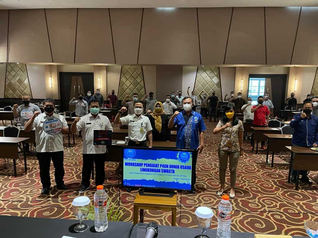 BNN Kota Bandung Bentuk Penggiat P4GN dari Dunia Usaha Swasta melalui Workshop