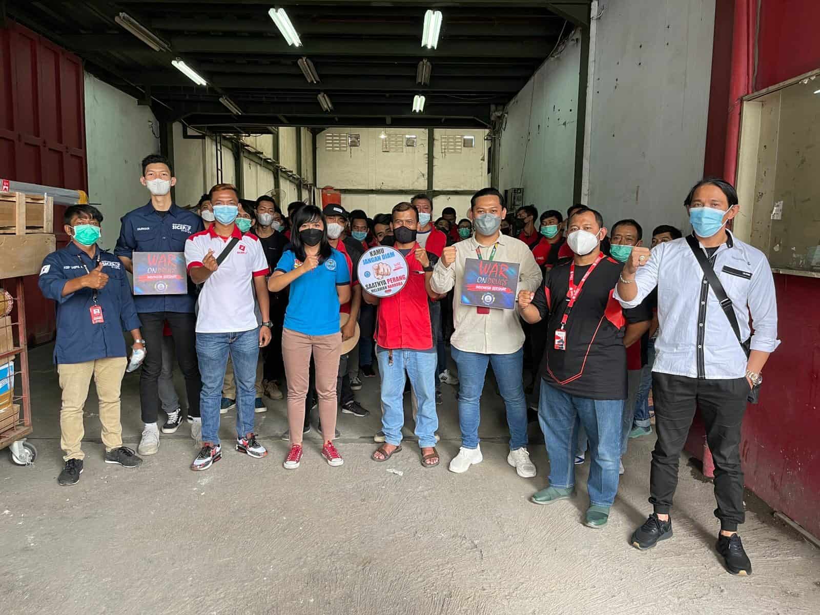 Dalam Upaya P4GN, PT. Sicepat Ekspres Indonesia Lakukan Sosialisasi dan Deteksi dini kepada karyawan