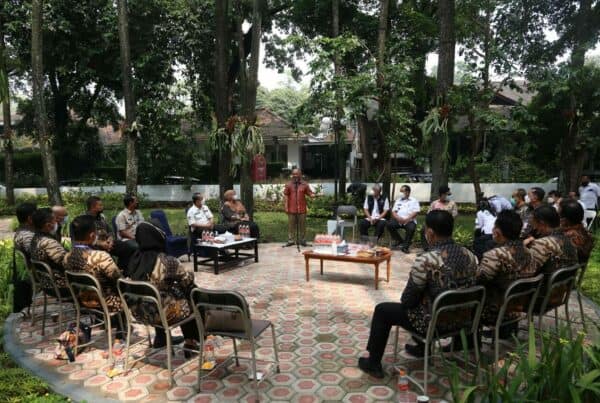 Kepala BNN Kota Se-Jawa Barat Gelar Rapat Koordinasi di Taman Tematik Panatayuda