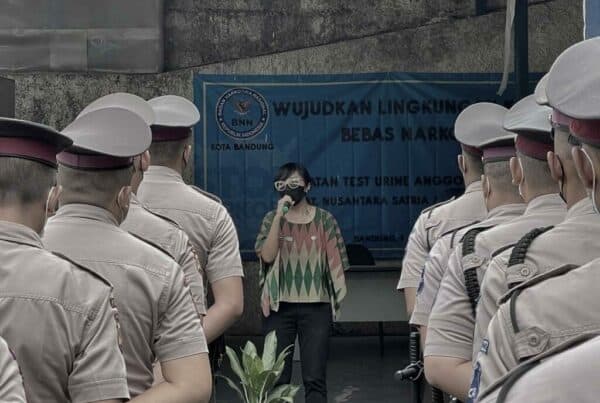 Berantas Narkoba, BNN Kota Bandung lakukan tes urin kepada 147 Anggota Satpam dan Staf PT NSA Bandung