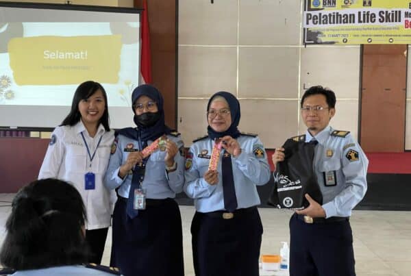 BNN Kota Bandung Berikan Pelatihan Life Skill Bagi Warga Binaan LPKA Kelas II Bandung