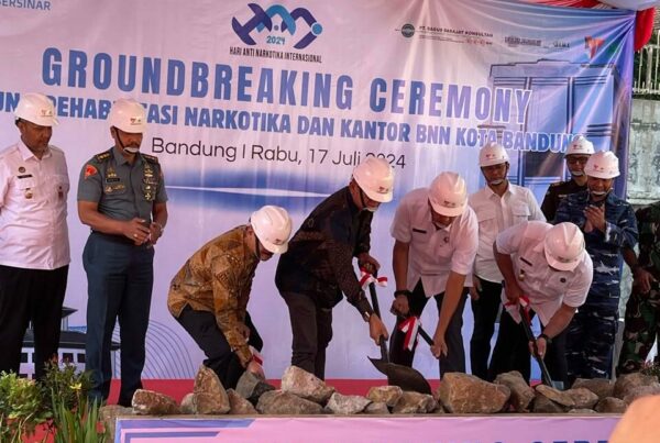 BNN Kota Bandung Bangun Gedung Rehabilitasi, Fasilitasi Layanan yang Mudah Dijangkau Masyarakat