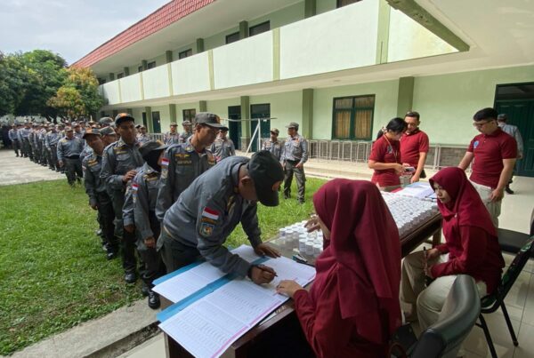 Sebanyak 247 Anggota Satuan Tugas Perlindungan Masyarakat Kota Bandung Jalani Tes Urine