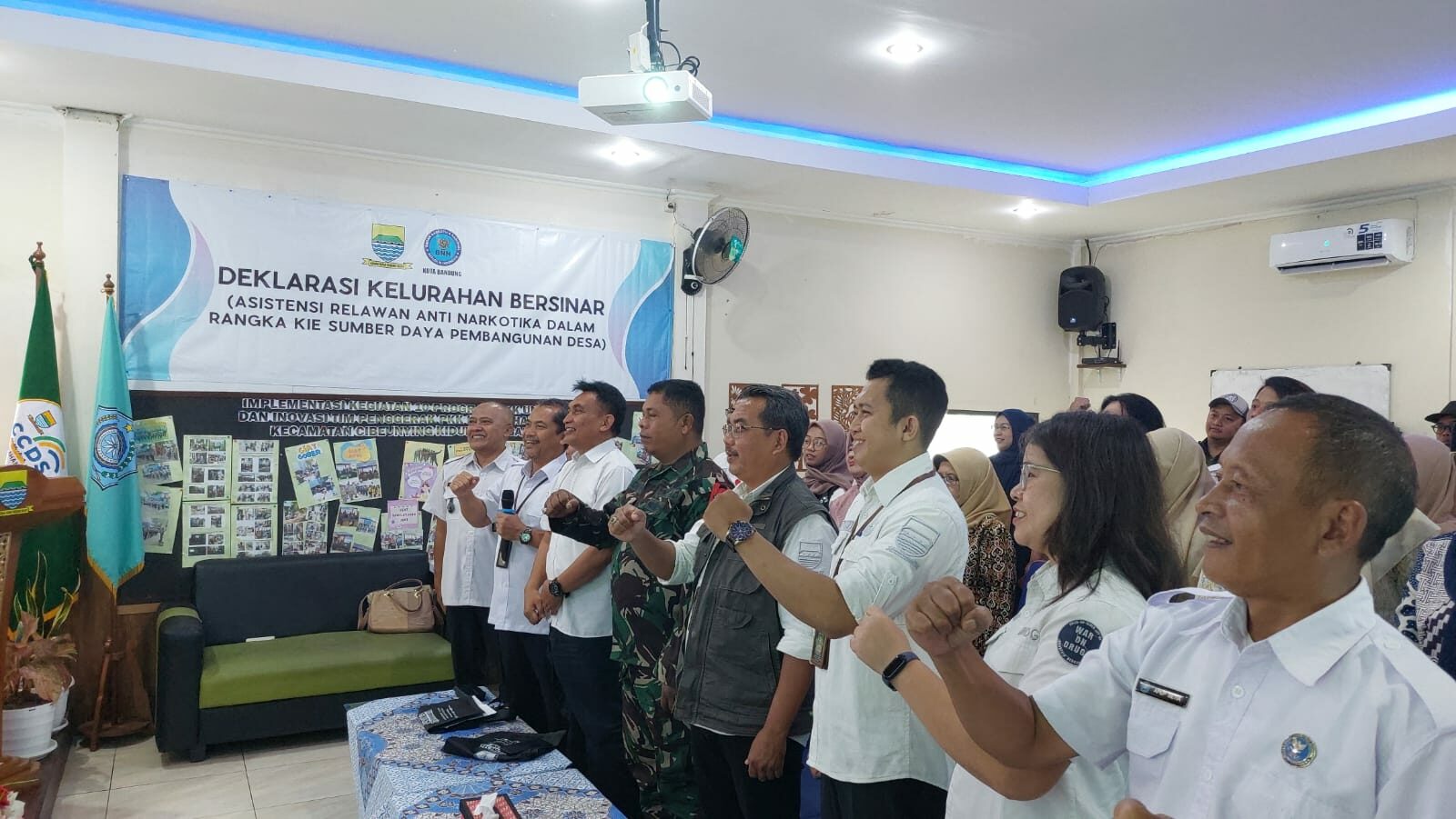 Kelurahan Cicadas Bersama BNN Kota Bandung Launching Kelurahan BERSINAR (Bersih Narkoba)